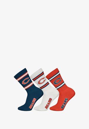 NFL, UNISEX 3ER PACK - TEAMS CREW LOGO - Socks - chicago bears