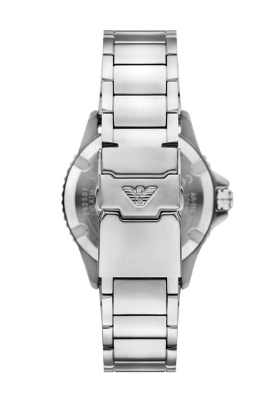 Emporio Armani TRADITIONAL WORLD EXPLORER - Ure - silver-coloured