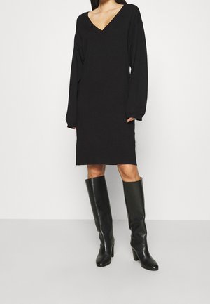 Gebreide jurk - black