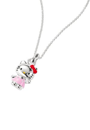 THOMAS SABO, HELLO KITTY KETTE PINK - Halskette - silberfarben schwarz rot pink gelb