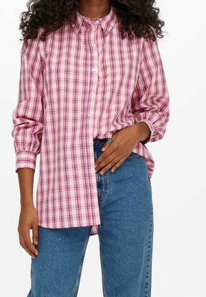 Overhemdblouse - mottled pink