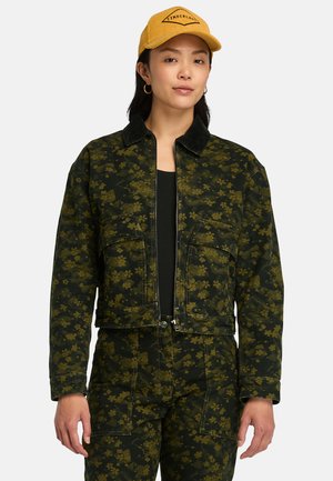 PRINTED  - Giacca da mezza stagione - floral dark olive print