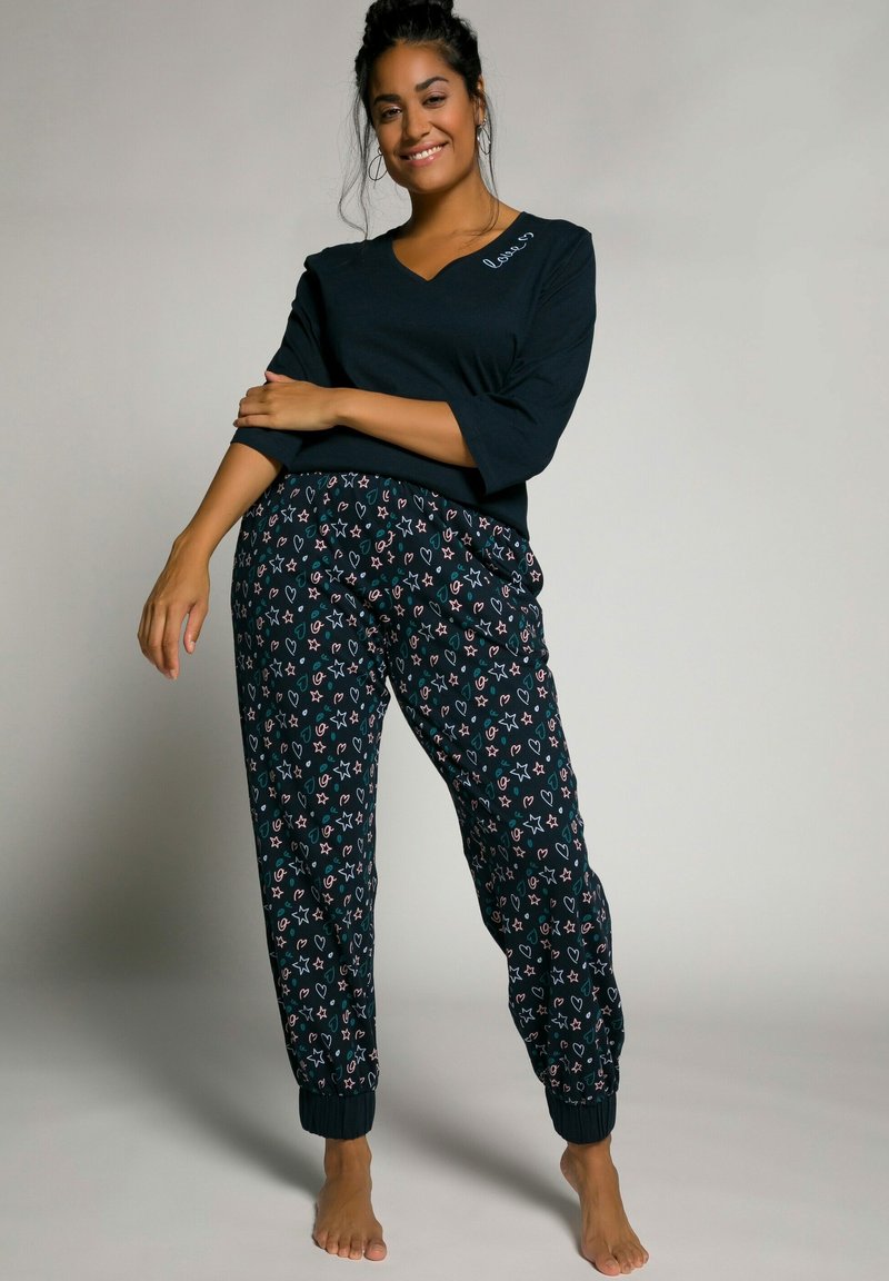 Damen Nachthemden | Ulla Popken Nachtwäsche Hose marine/dunkelblau - CS85301 Damen Nachthemden | Ulla Popken Nachtwäsche Hose marine/dunkelblau - CS85301