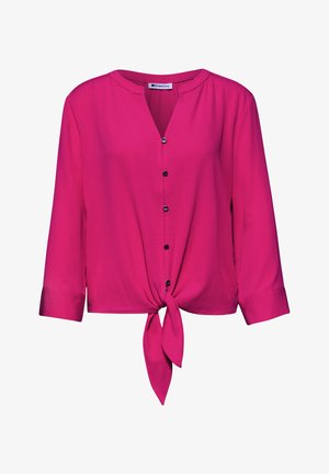Street One, 3/4-SLEEVE BLOUSE WITH KNOT DETAIL - Blouse - magenta dream