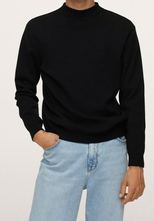 Strickpullover - black