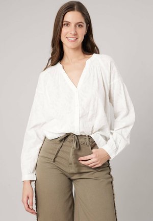 DEELUXE, DEELUXE ORIGINAL BLUSE MEREDITH - Blouse - altweiß