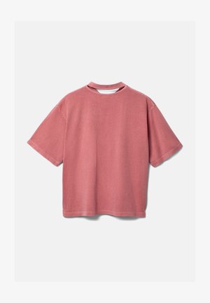 T-shirt basic - mittelrot