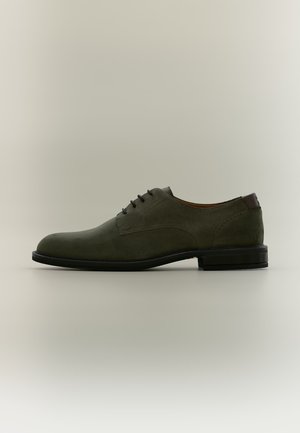 Tommy Hilfiger CORPORATE DRESSY  - Derbies & Richelieus - platinum olive