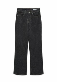 WEIT GESCHNITTEN VMTESSA HOHE TAILLE WEITER BEINSCHNITT  - Wide Leg - dark blue denim