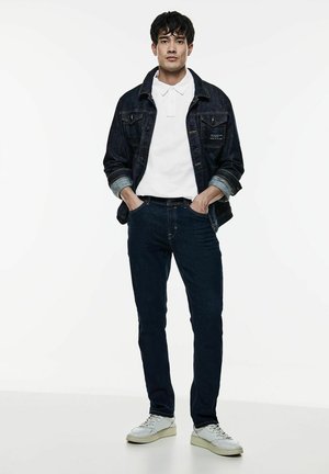 Street One MEN SLUB - Poloshirt - weiß