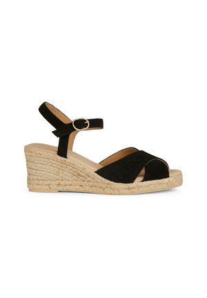 D GELSA  - Sandalen met plateauzool - black