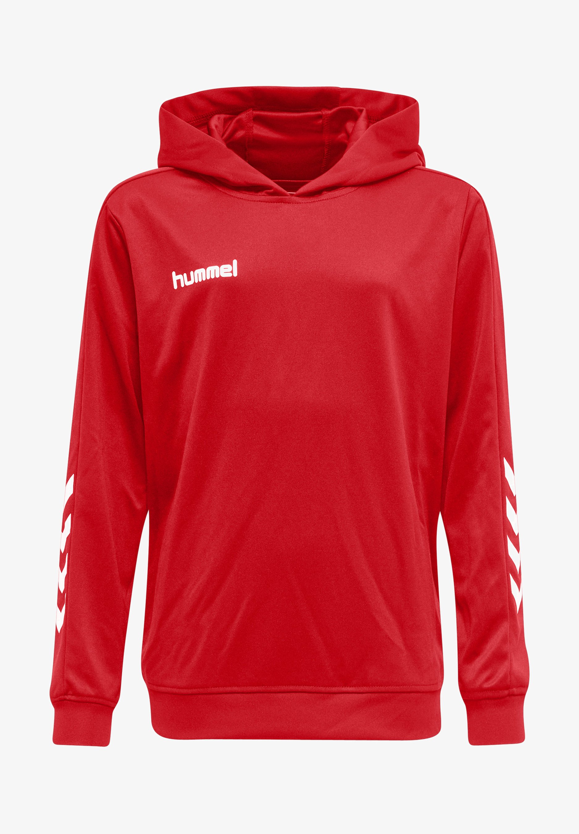 Hummel HMLPROMO POLY HOODIE Felpa con cappuccio true red/rosso