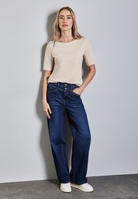 Street One SOFTES - Jednoduché tričko - beige