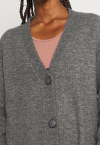 Even&Odd Chaqueta de punto - mottled dark grey
