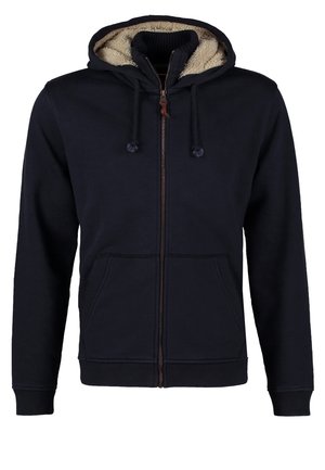 Felpa con zip - dark blue