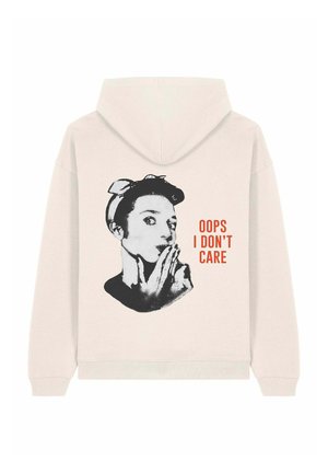 OOPS I DONT CARE UNISEX - Sweat à capuche - off white