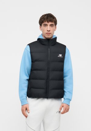 New Balance, BOSTON PUFFER VEST - Bodywarmer - black