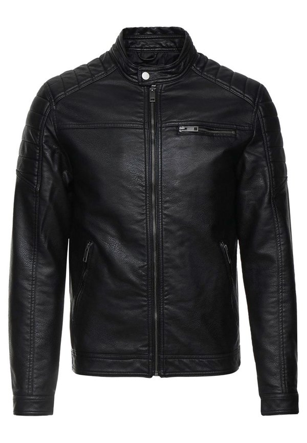 JJEROCKY JACKET - Faux leather jacket4
