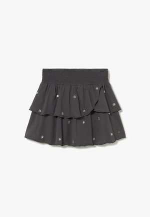 Brownie, FALDA SMOCK BORDADOS - Falda acampanada - gris oscuro