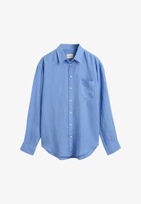 Camicia Oxford Blu GANT Solida Casual Formale Uomo Taglia M Camicia Oxford Blu GANT Solida Casual Formale Uomo Taglia M