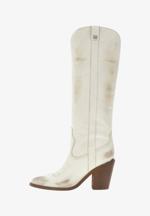 Guess Bottes à talons hauts - weiß