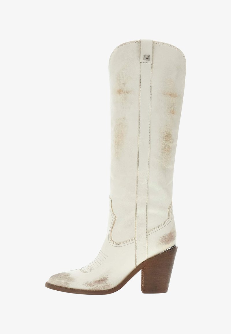 Guess Bottes à talons hauts - weiß
