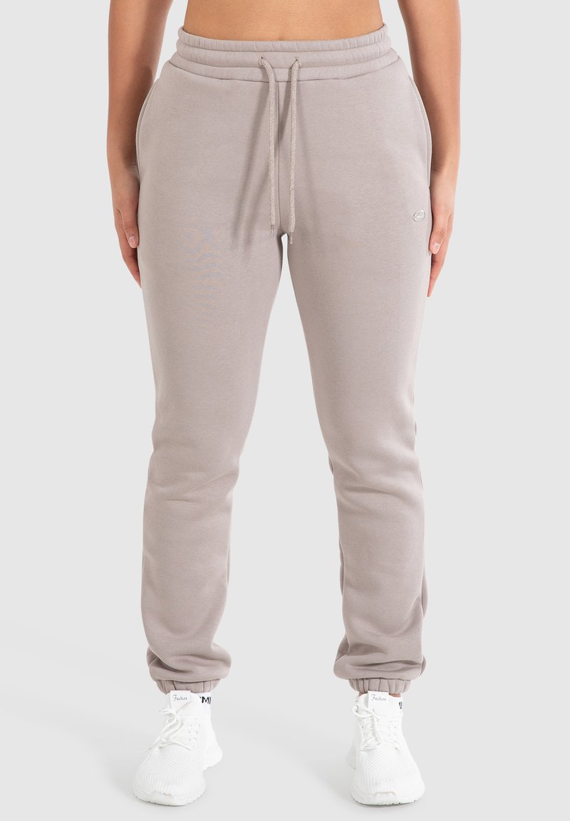 Smilodox AMAYA CUFFED JOGGERS - Trainingsbroek - hellbraun