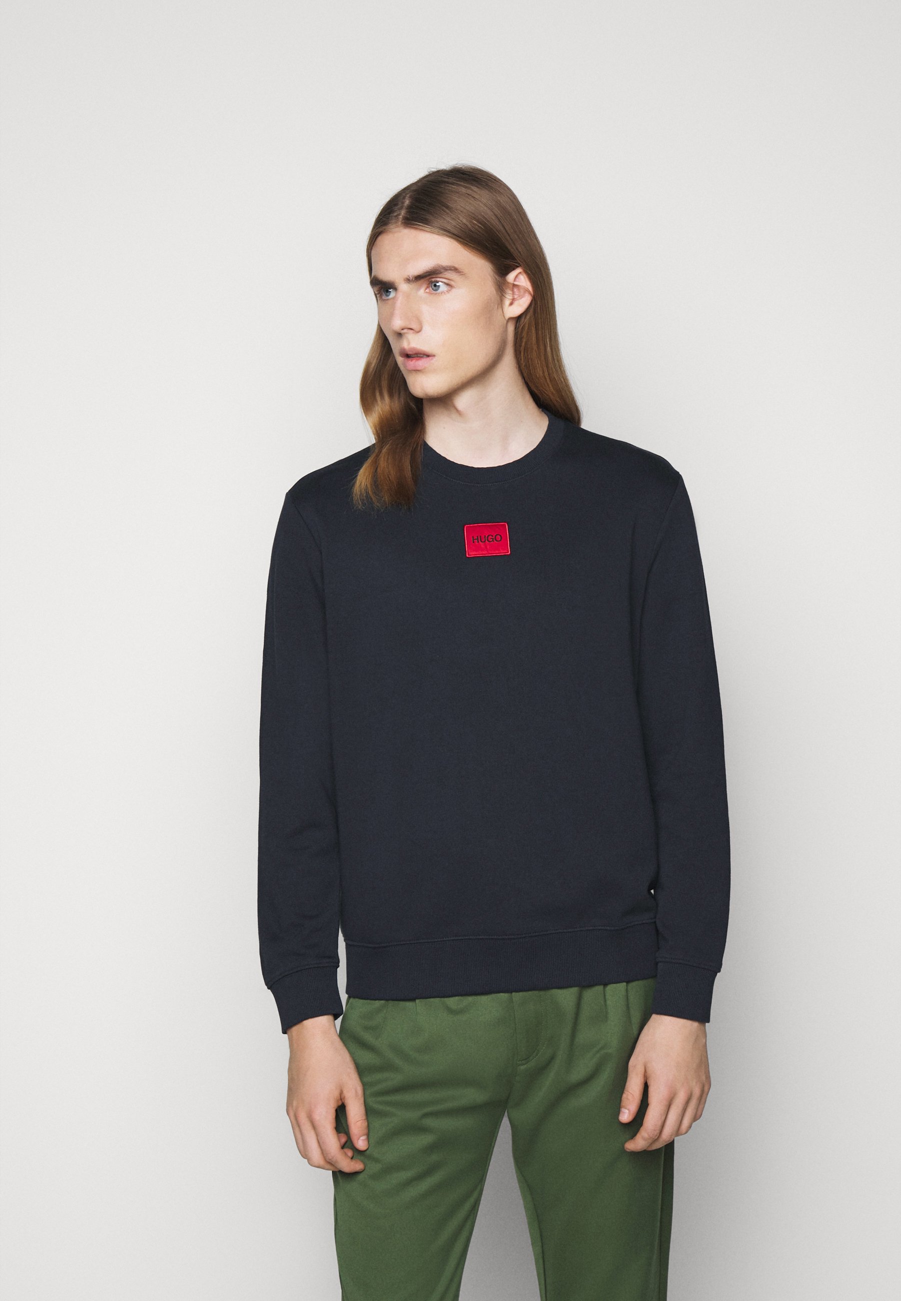 HUGO DIRAGOL - Sweatshirt - dark blue - Zalando.co.uk