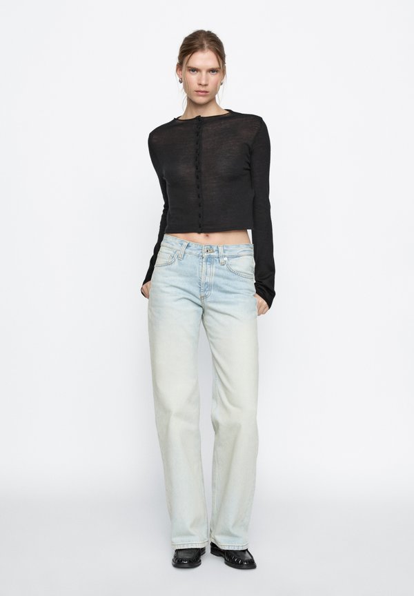 MID RISE WIDE LEG - Flared Jeans