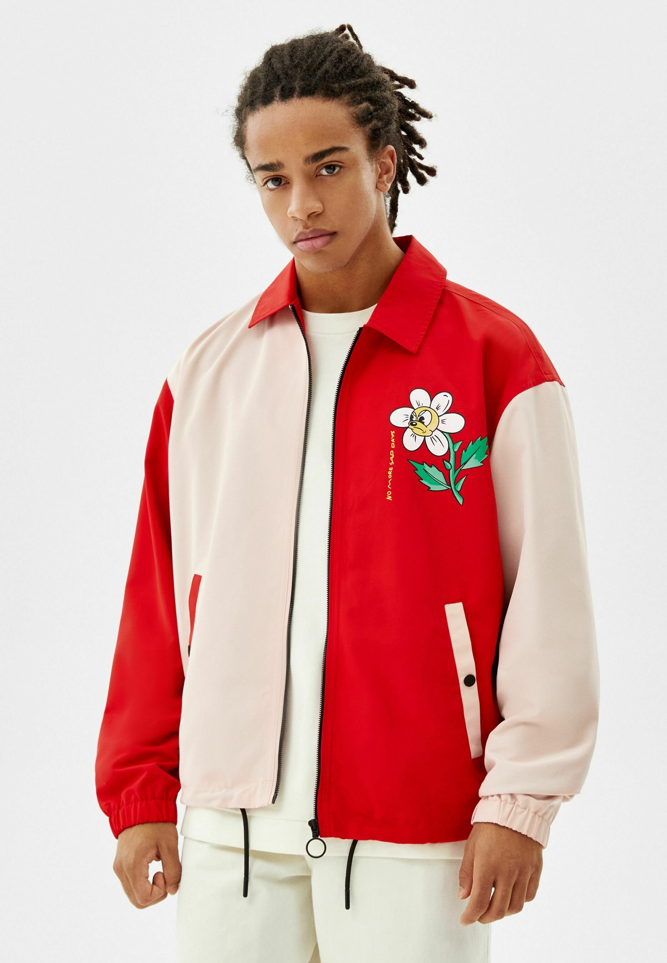 Bershka Summer jacket - red - Zalando.de