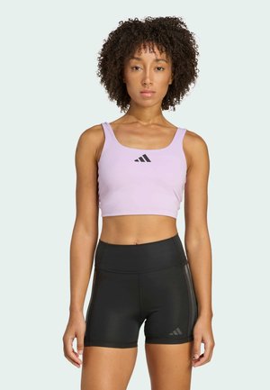 adidas Performance Sport-bh met light support - powder plum