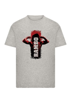 RAMBO III TYING  - Print T-shirt - heather grey