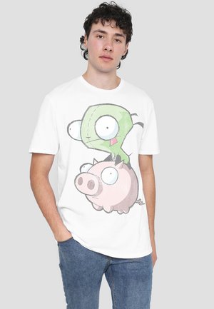 Print T-shirt - white