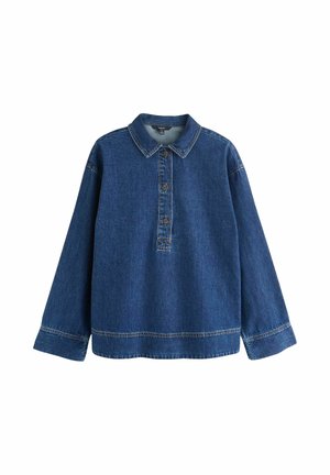 PETITE FIT - OVERHEAD LONG SLEEVE - Bluză - denim dark blue