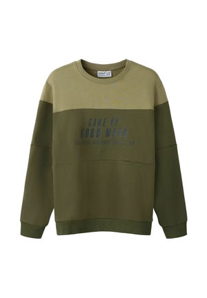 Name it, NKMVEMIL LS NREG SWEAT BRU - Sweatshirt - olive night