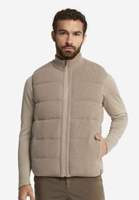 Falconeri REVERSIBLE - Weste - natürlich  sand colored beige