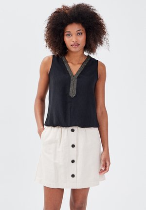BRETELLES LARGES - Blus - noir