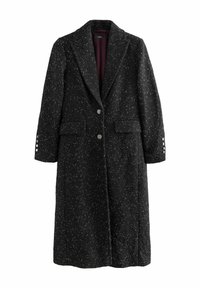 Next TEXTURED REVERE COLLAR-REGULAR FIT - Klasikinis paltas - black