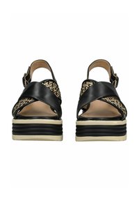 REGARDE LE CIEL Sandali con plateau - black