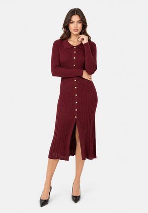 Elara, ELARA MAXIKLEID MAXIKLEID - Vestido camisero - rot