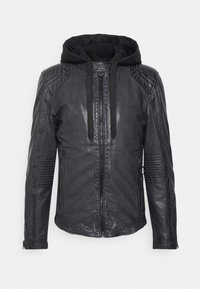 MAIDEN  - Casaco de couro - anthracite