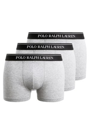 POUCH TRUNKS 3 PACK - Boxerbriefs - andover heather/black/white