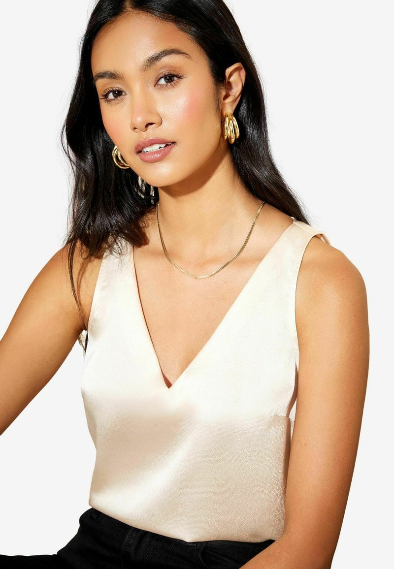 Friends Like These V NECK - REGULAR FIT - Felső - champagne