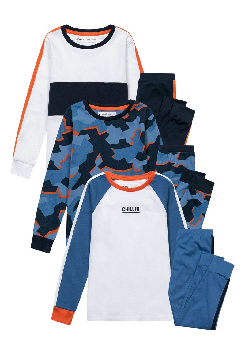 MINOTI 3 PACK SET - Nattøj sæt - blue/blå - Zalando.dk
