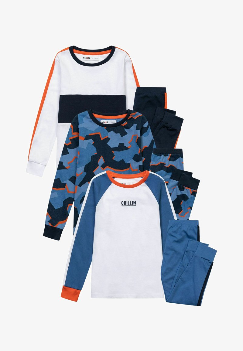 Minoti Set MINOTI 3 PACK SET - Nattøj sæt - blue/blå - Zalando.dk