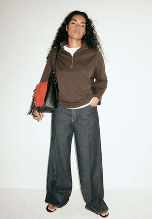 Mango, ADULT - Sweatshirt - dark brown