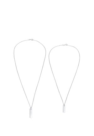 2 PACK BASIC - Halskæder - silberfarben