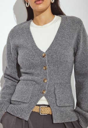 Kardigán - mid grey mel