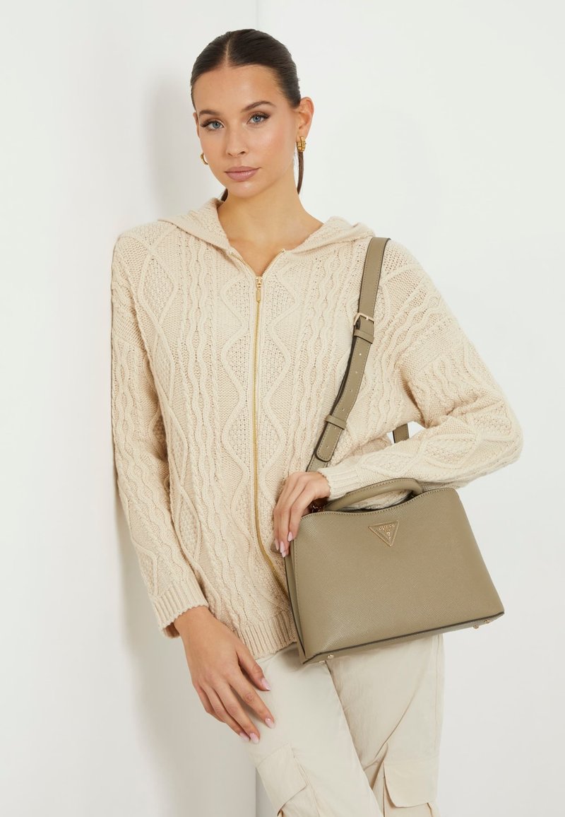 Guess GIZELE SAFFIANO - Handtasche - groen