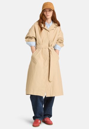 WATER REPELLENT LONG  - Trenchcoat - medium beige